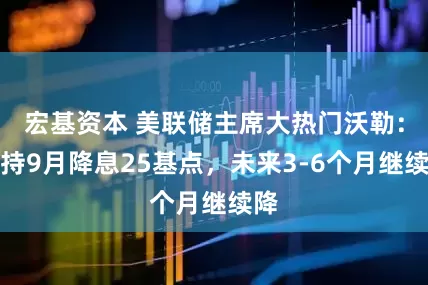 宏基资本 美联储主席大热门沃勒：支持9月降息25基点，未来3-6个月继续降