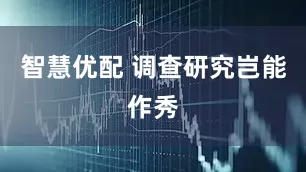 智慧优配 调查研究岂能作秀